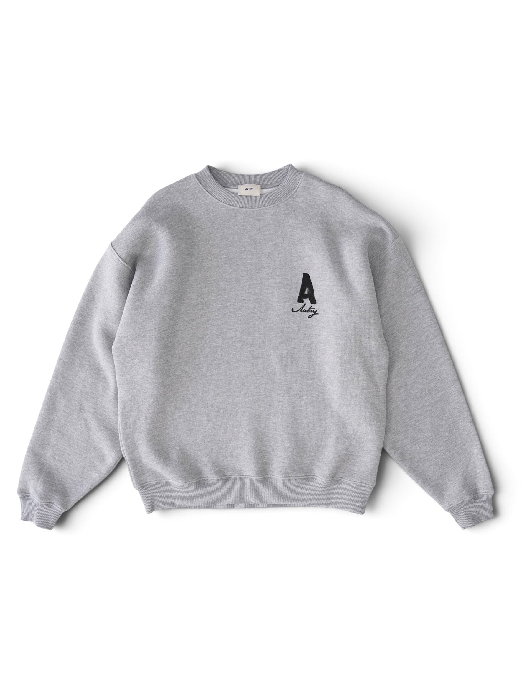 Graues Sweatshirt mit Used-Effekten von Autry