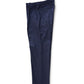 Dunkelblaue Hose mit Kordelzug und Bundfalte von Gran Sasso