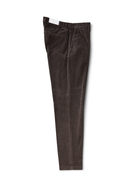 Dunkelbraune Cordhose von Michael Coal