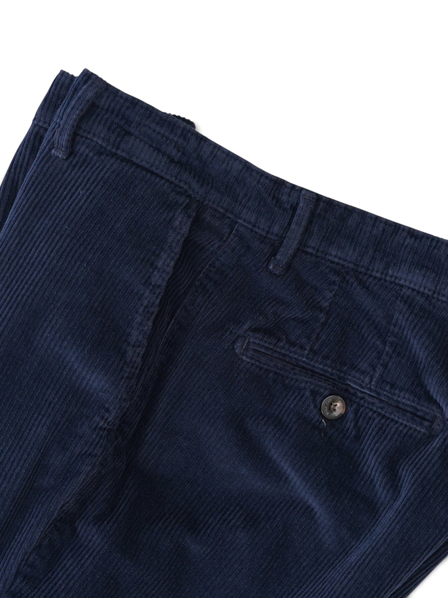 Dunkelblaue Cordhose von Four.ten – Ansicht 2