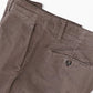 Hellbraune Feincord-Hose mit Bundfalte von Four.ten – Ansicht 4