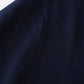 Dunkelblaue Strickjacke mit Reißverschluss von Gran Sasso – Ansicht 3
