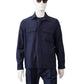 Dunkelblaues Overshirt mit aufgesetzten Taschen von Gran Sasso