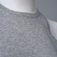 Grau meliertes ärmelloses Cashmere-Top von S.Marlon – Ansicht 2