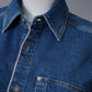 Mittelblaue Jeansjacke im Boxy-Schnitt von PNTS – Ansicht 2
