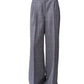 Weite Glencheck-Hose mit Bundfalten von Maison Common