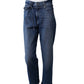 Mittelblaue Jeans "The Friend" mit Bindegürtel