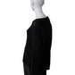 Schwarzer Oversize-V-Neck aus Wolle und Cashmere von FFC – Ansicht 4