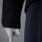Schwarzer Oversize-V-Neck aus Wolle und Cashmere von FFC – Ansicht 2