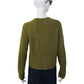 Olivgrüner Strickpullover aus Wolle und Lyocell von S.Marlon – Ansicht 3