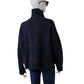 Dunkelblauer Rollkragenpullover aus Wolle von FFC – Ansicht 3