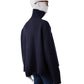 Dunkelblauer Rollkragenpullover aus Wolle von FFC – Ansicht 4