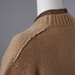 Camelfarbene Strickjacke mit V-Ausschnitt von Dorothee Schumacher – Ansicht 9