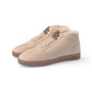 Cremefarbener High-Top-Sneaker mit Lammfell-Fütterung von Soldini