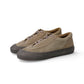 Olivgrüner Sneaker aus Nubuk und Veloursleder