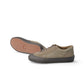 Olivgrüner Sneaker aus Nubuk und Veloursleder