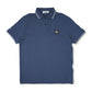 Schieferblaues Poloshirt aus Piqué von Stone Island