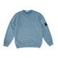 Mittelblaues Sweatshirt mit Ärmeltasche von Stone Island
