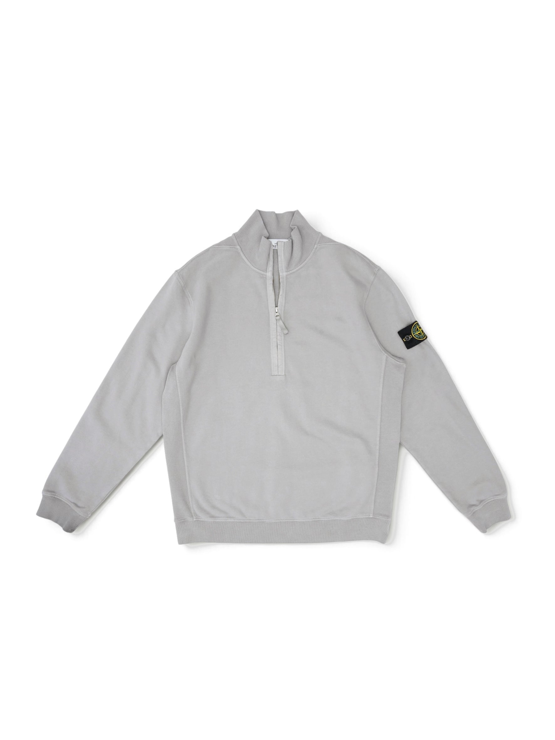 Schlammgraues Troyer-Sweatshirt von Stone Island – Ansicht 3