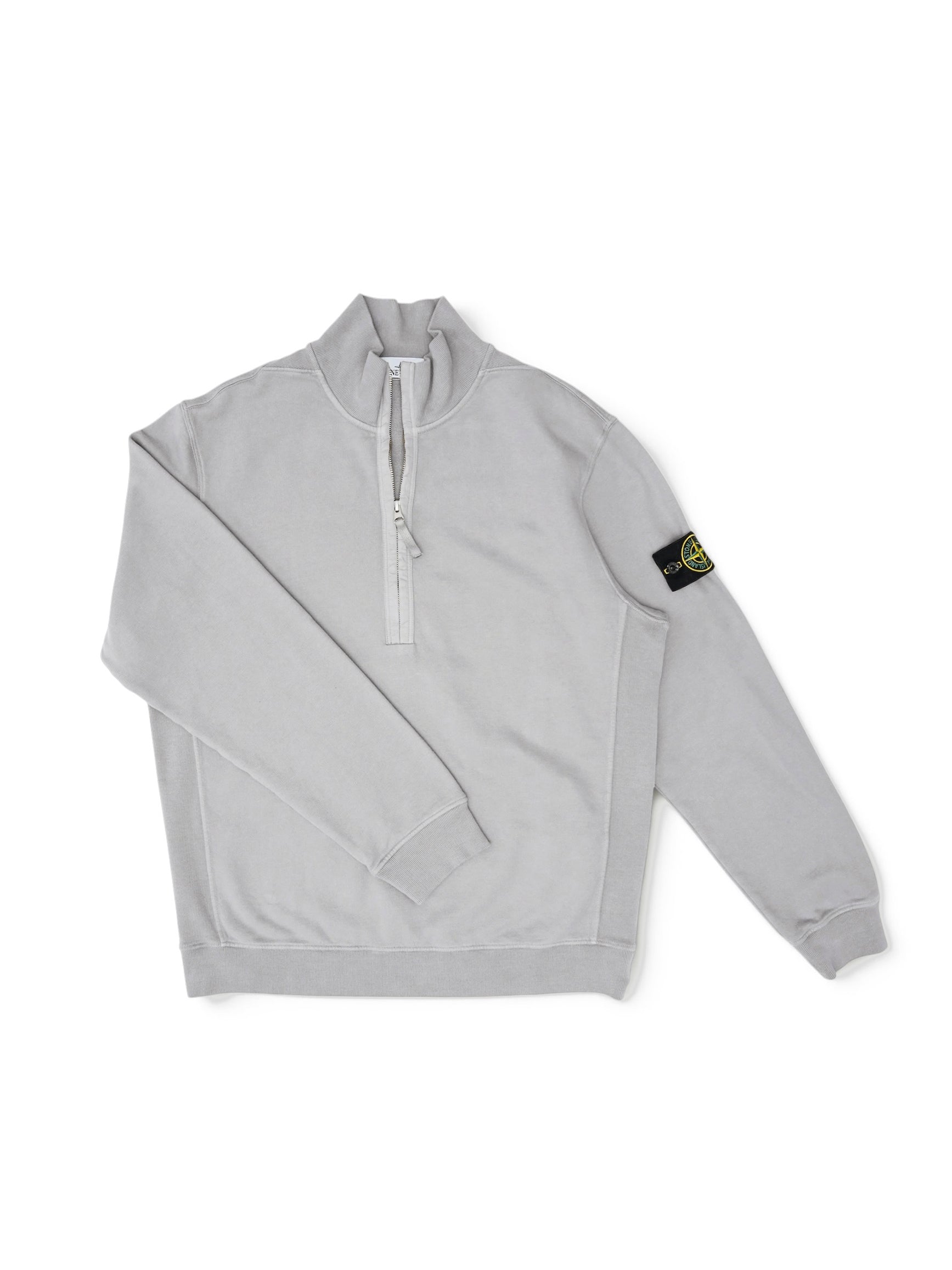 Schlammgraues Troyer-Sweatshirt von Stone Island – Ansicht 4