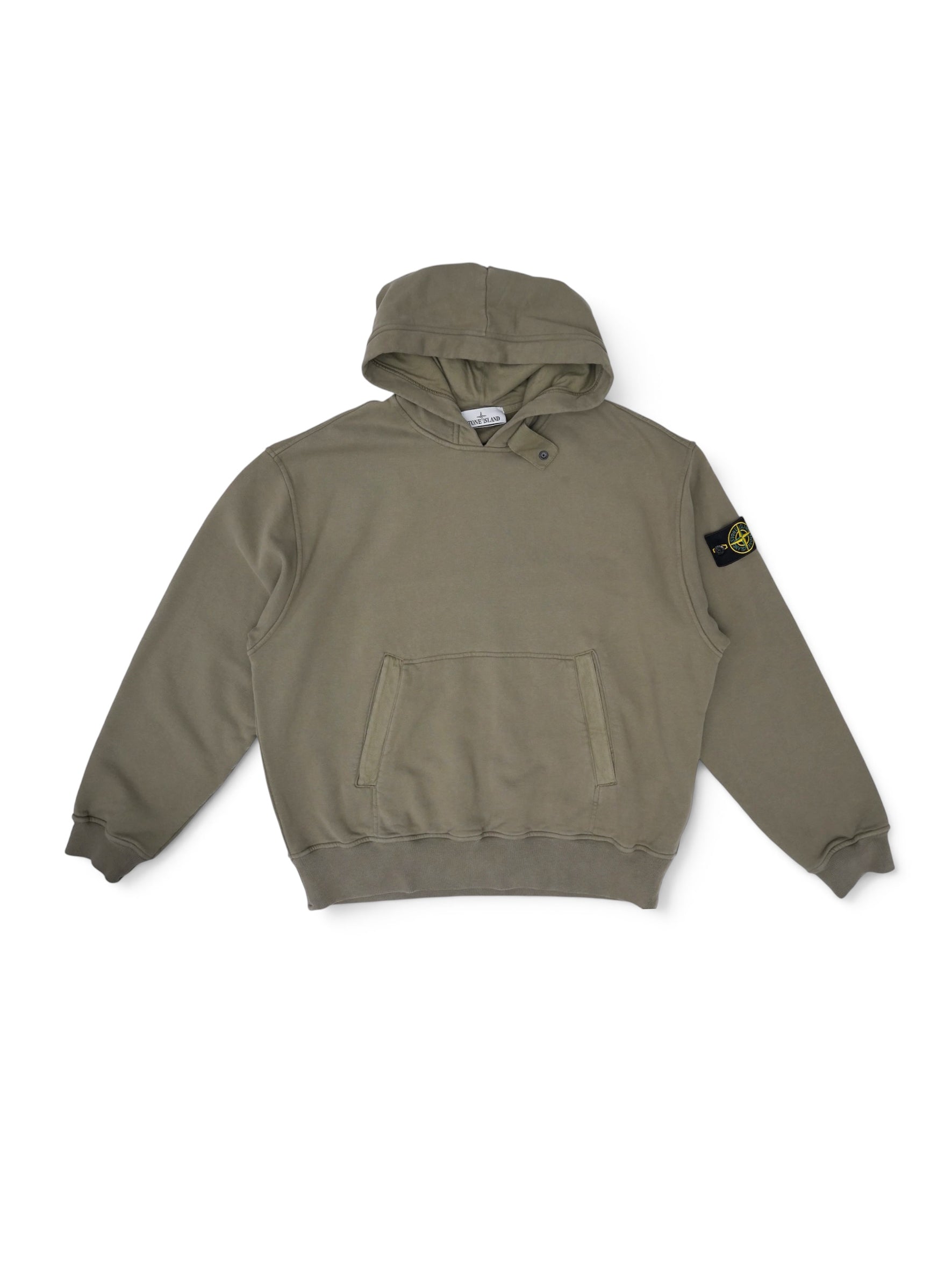 Khakifarbener Hoodie von Stone Island