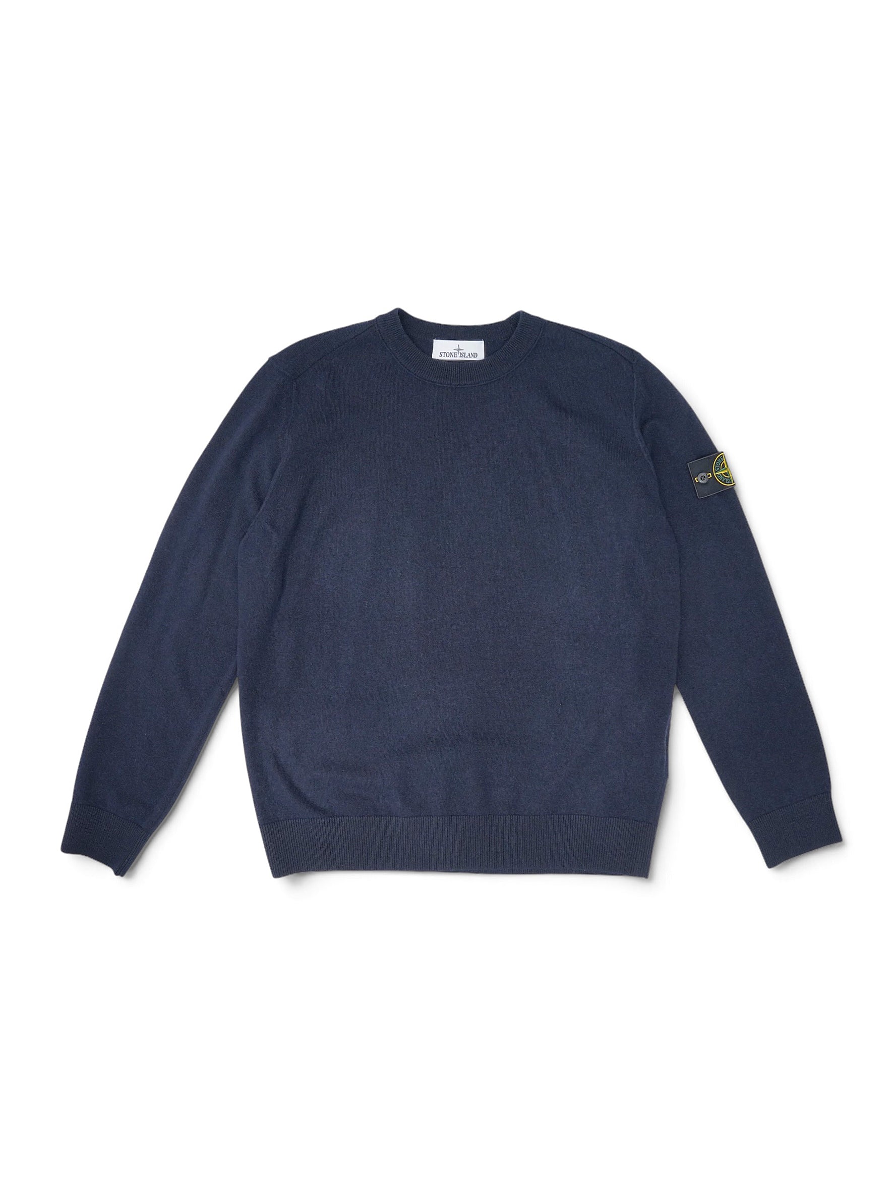 Marineblauer Strickpullover von Stone Island – Ansicht 3