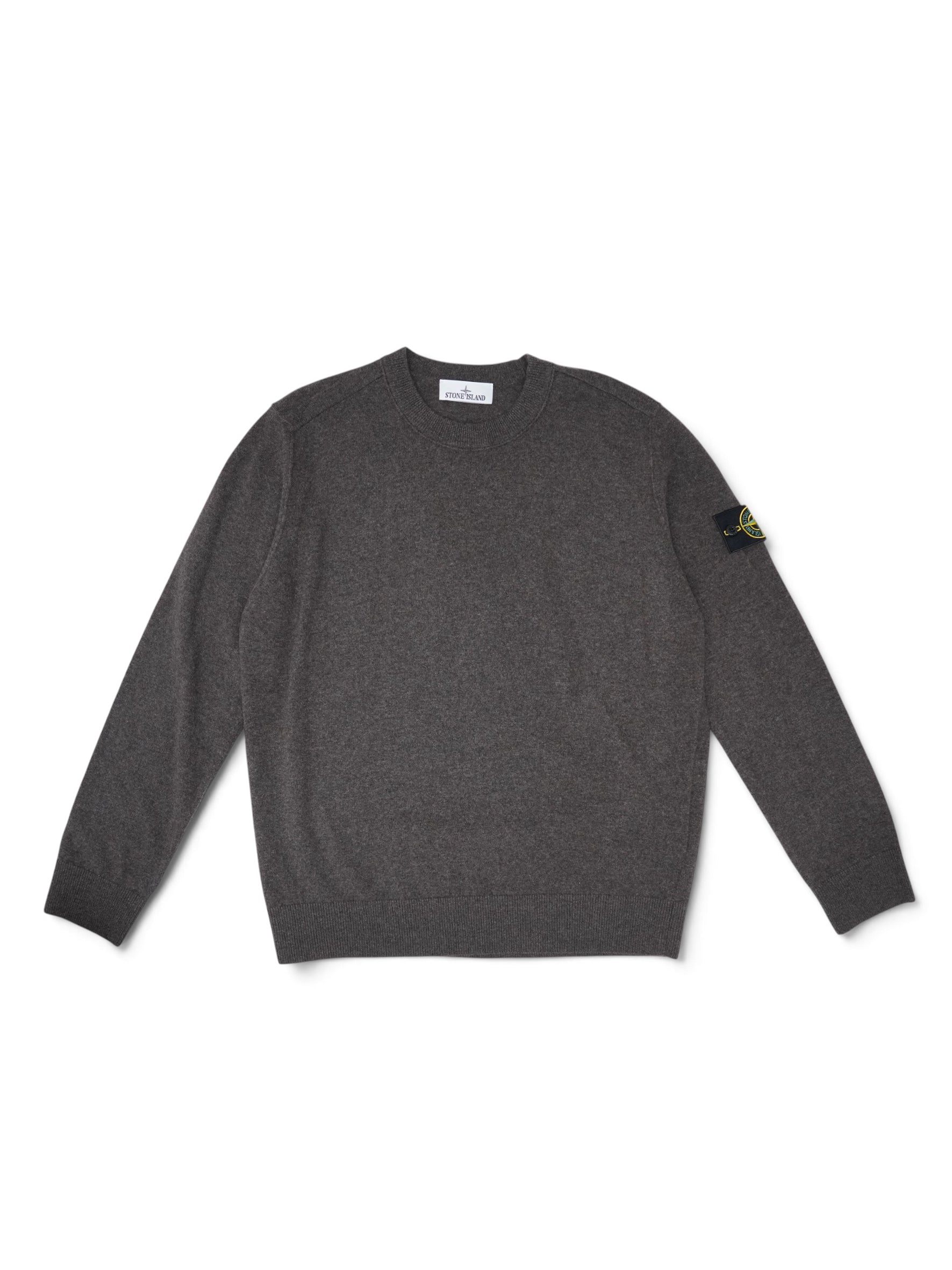 Brauner Strickpullover von Stone Island – Ansicht 3