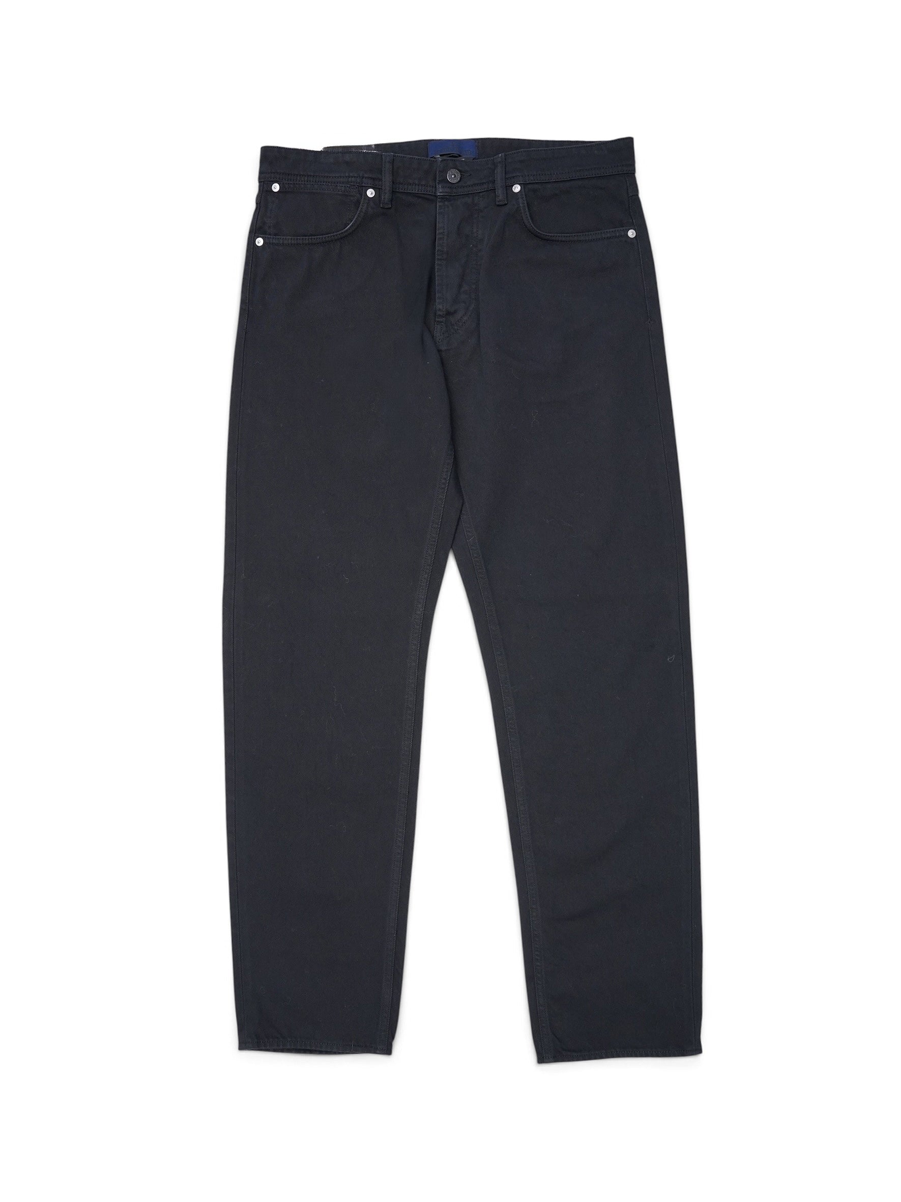 Schwarze Straight-Jeans aus Bull-Denim von Stone Island – Ansicht 3