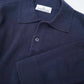 Marineblaues Strickpolo von Stone Island – Ansicht 2