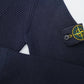 Dunkelblauer Rollkragenpullover aus Rippstrick von Stone Island – Ansicht 2