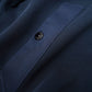 Marineblaue Sweatjacke mit Kapuze und Rippenstruktur von Stone Island – Ansicht 4