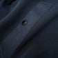 Marineblaue Sweatjacke mit Kapuze und Rippenstruktur von Stone Island – Ansicht 4