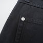 Schwarze Straight-Jeans aus Bull-Denim von Stone Island – Ansicht 5