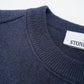 Marineblauer Strickpullover von Stone Island – Ansicht 2