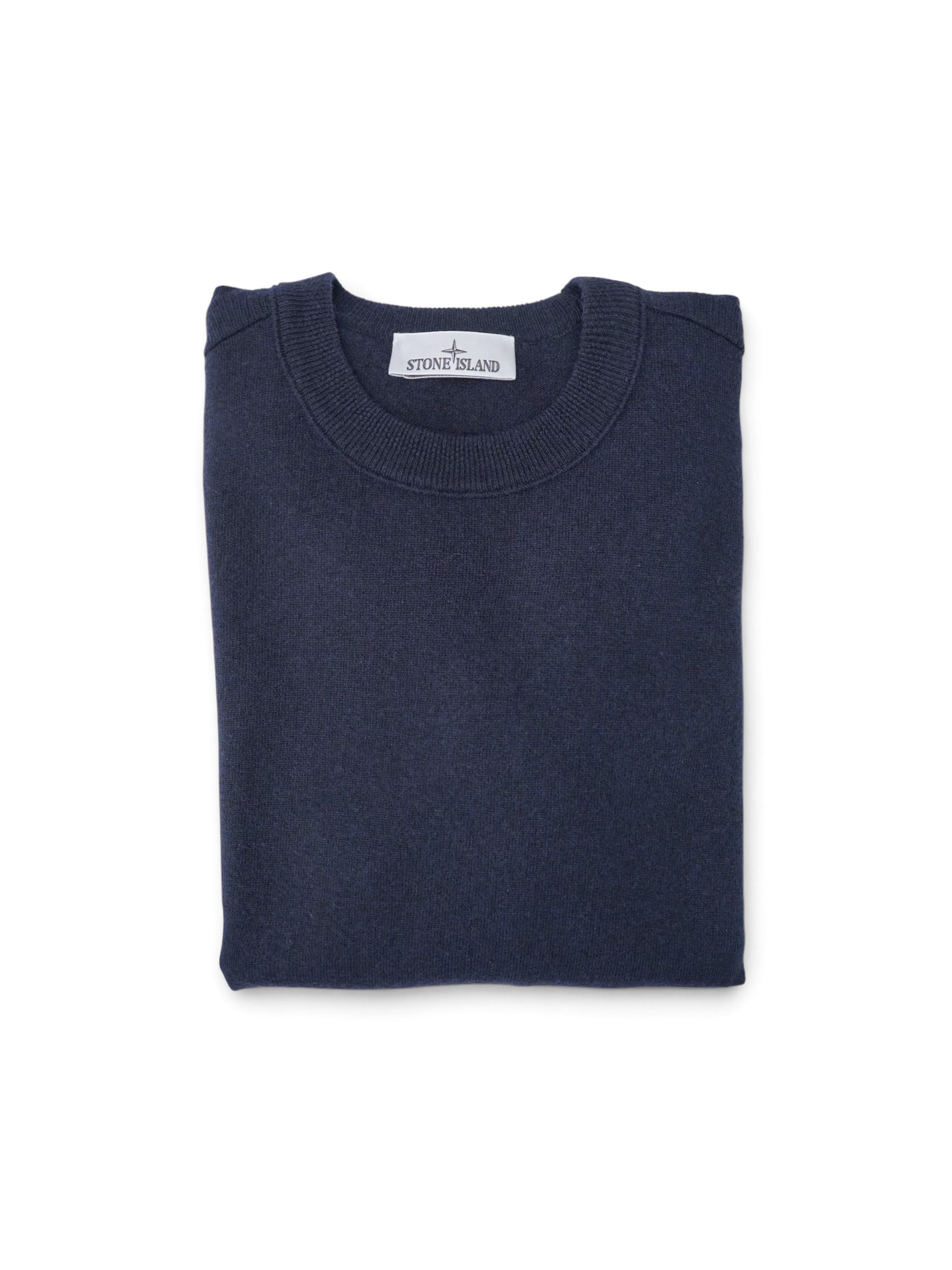 Marineblauer Strickpullover von Stone Island