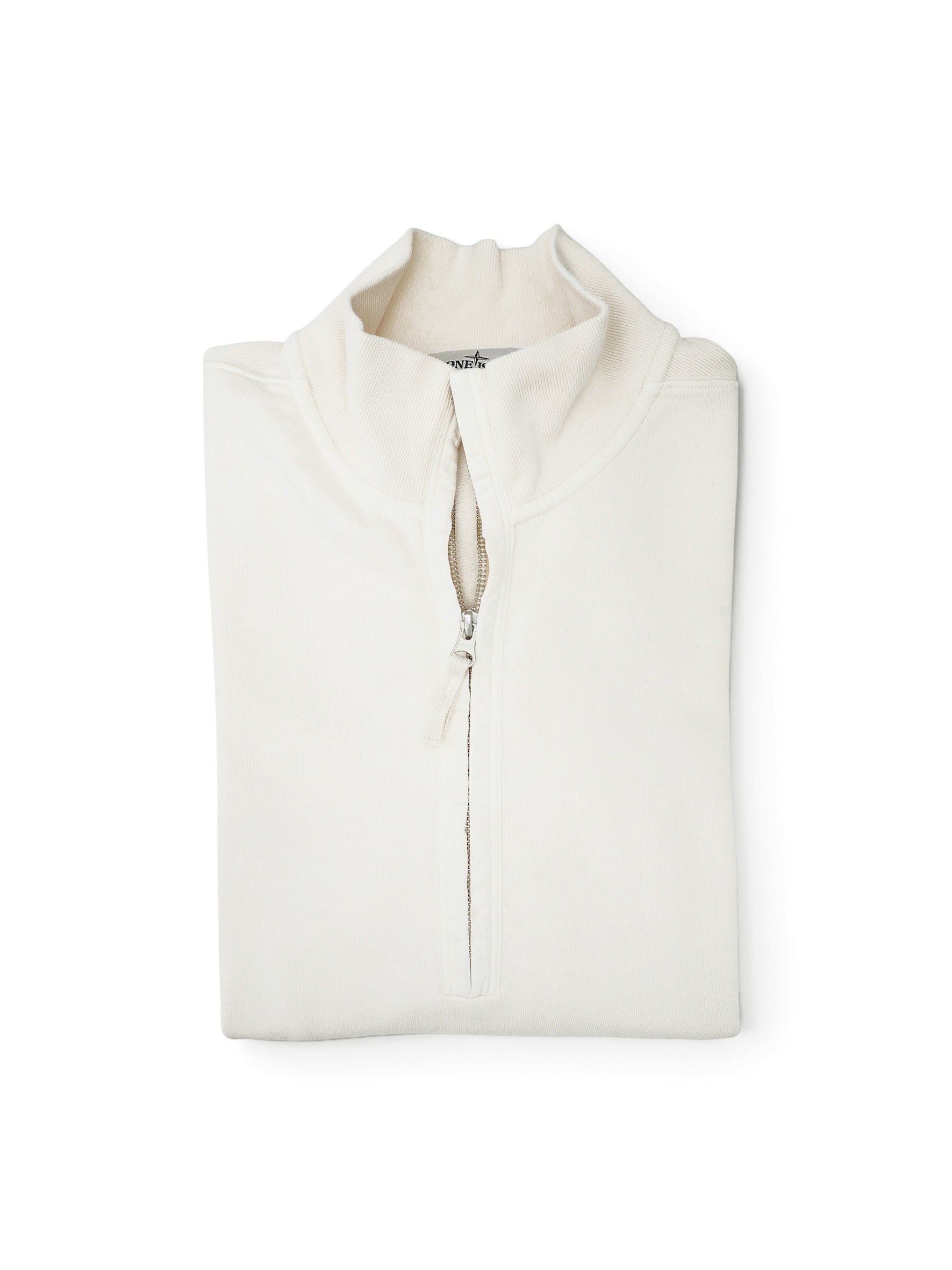 Cremefarbenes Troyer-Sweatshirt von Stone Island