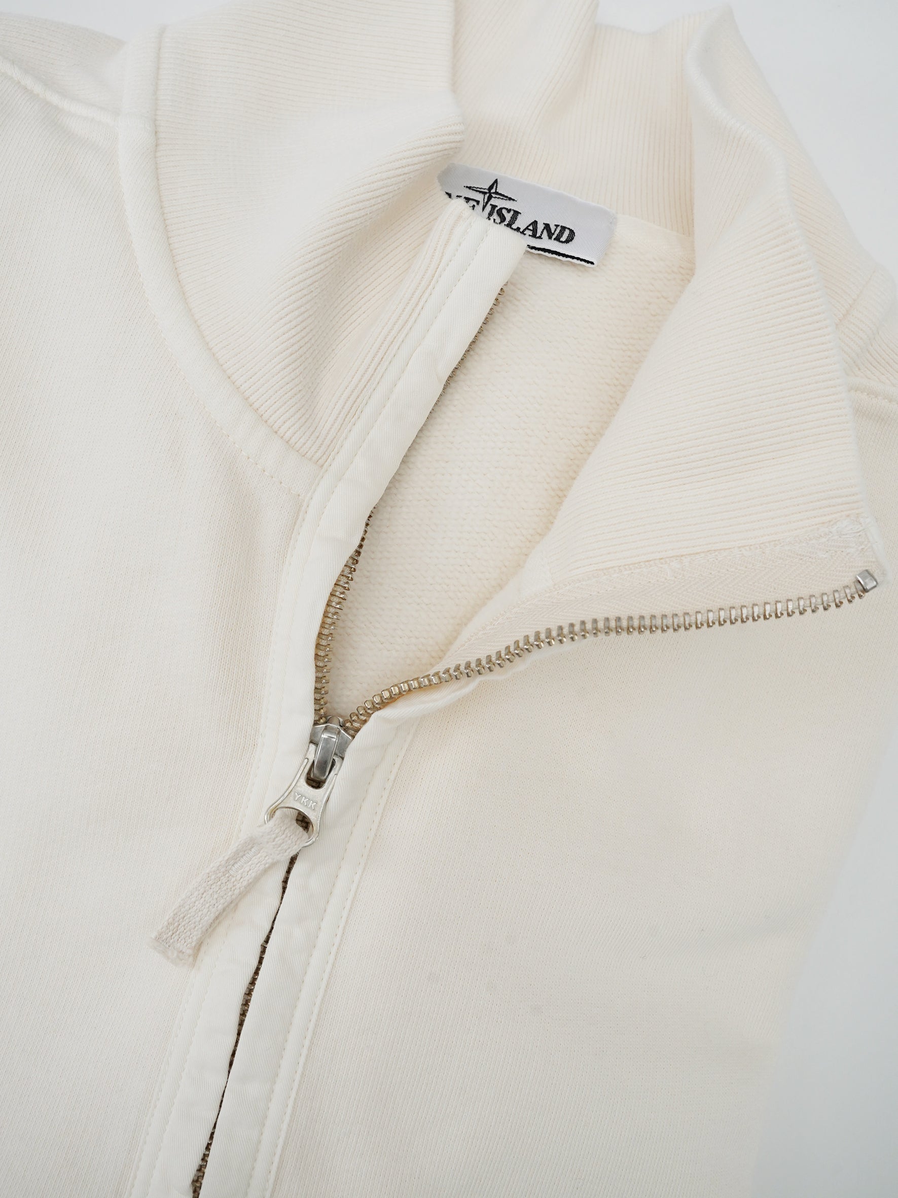 Cremefarbenes Troyer-Sweatshirt von Stone Island – Ansicht 2