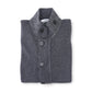 Anthrazitfarbener Strick-Cardigan mit Zip und Knopfleiste von Stone Island