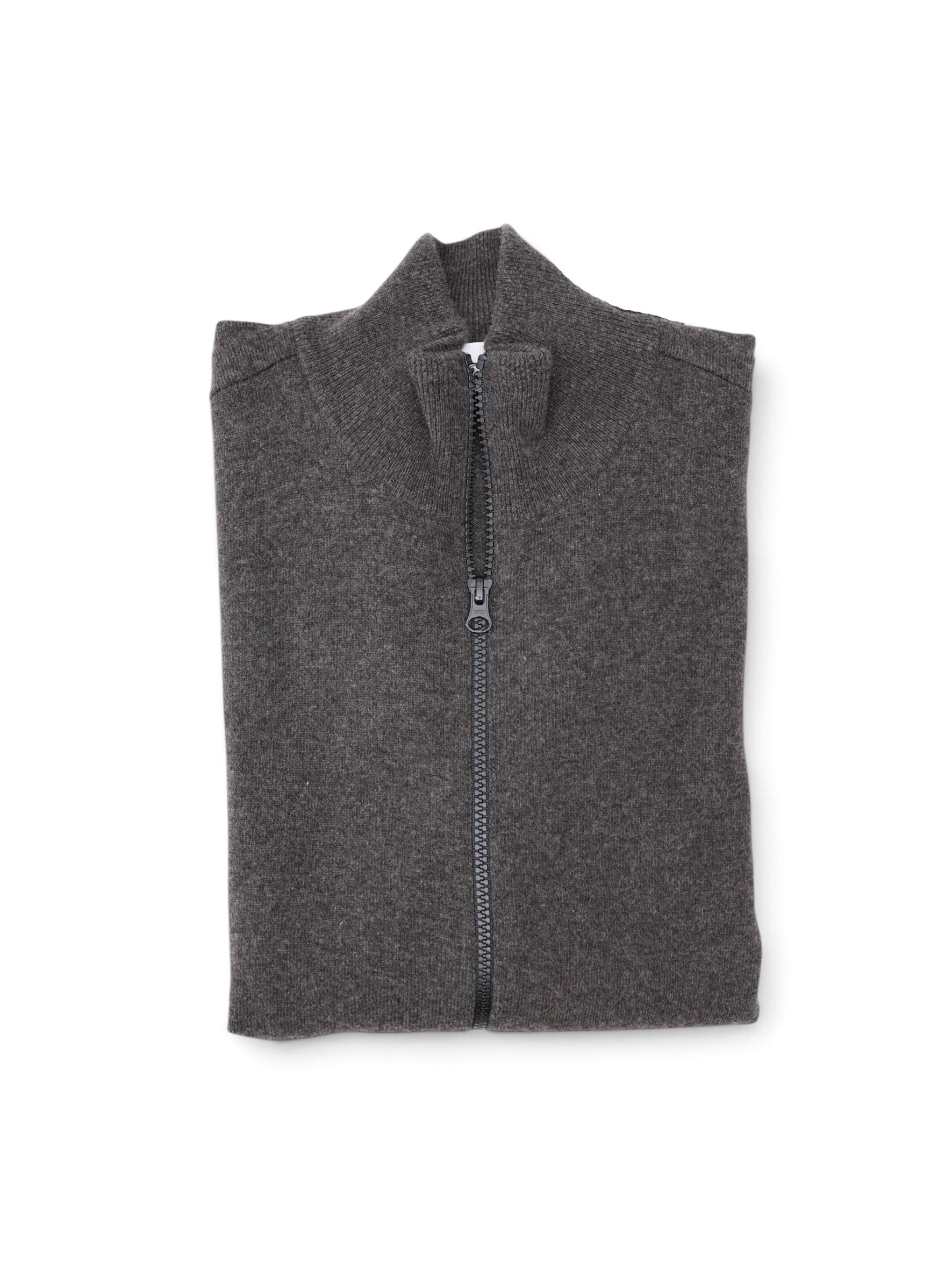 Brauner Zip-Cardigan von Stone Island