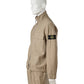 Sandfarbene Flanelljacke aus Schurwolle von Stone Island – Ansicht 5