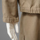 Sandfarbene Flanelljacke aus Schurwolle von Stone Island – Ansicht 4