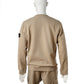 Beigefarbenes Sweatshirt mit Rundhalsausschnitt von Stone Island – Ansicht 3