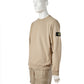 Beigefarbenes Sweatshirt mit Rundhalsausschnitt von Stone Island – Ansicht 2