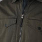 Dunkelbraunes Zip-Overshirt von Stone Island – Ansicht 2