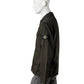 Dunkelbraunes Zip-Overshirt von Stone Island – Ansicht 3