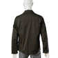 Dunkelbraunes Zip-Overshirt von Stone Island – Ansicht 4
