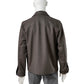 Braun meliertes Overshirt aus Wollflanell mit Cashmere von Corneliani – Ansicht 4
