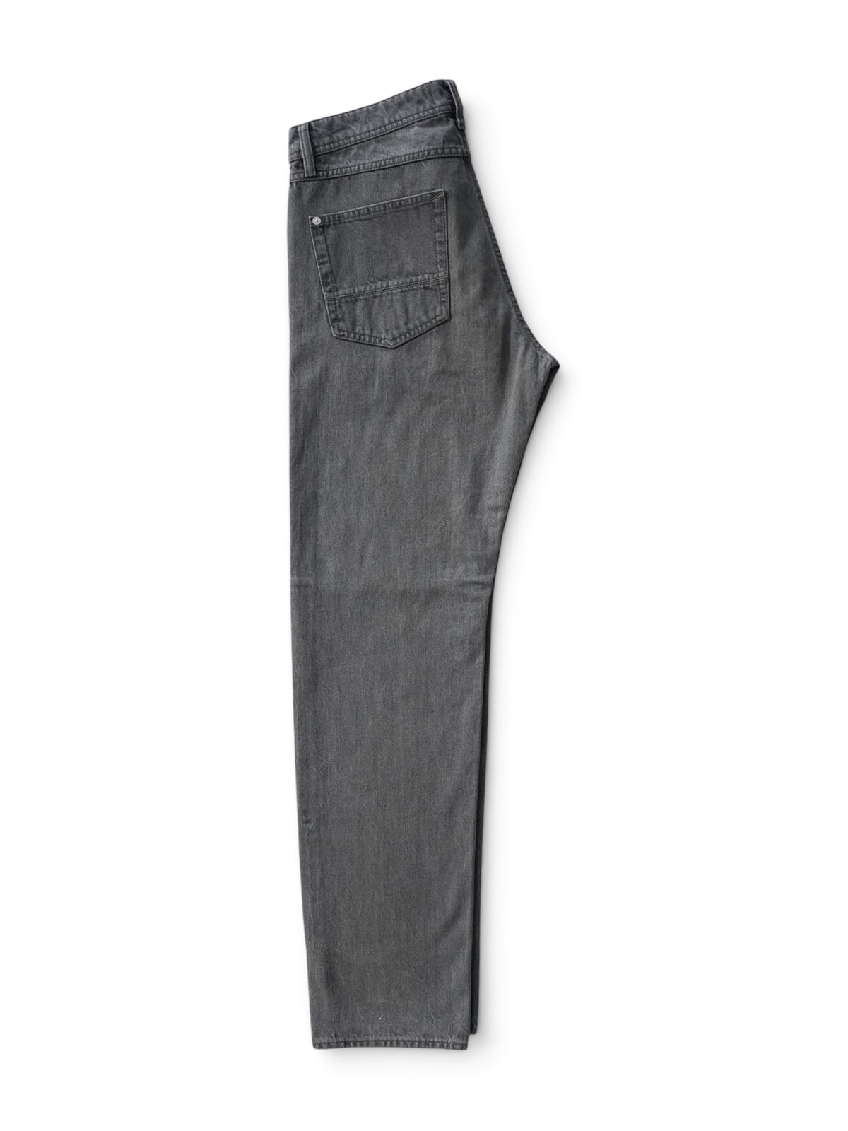 Graue Straight-Jeans mit heller Waschung von Stone Island