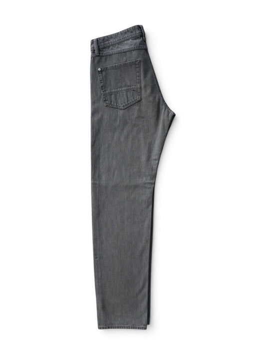 Graue Straight-Jeans mit heller Waschung von Stone Island