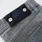 Graue Straight-Jeans mit heller Waschung von Stone Island – Ansicht 2
